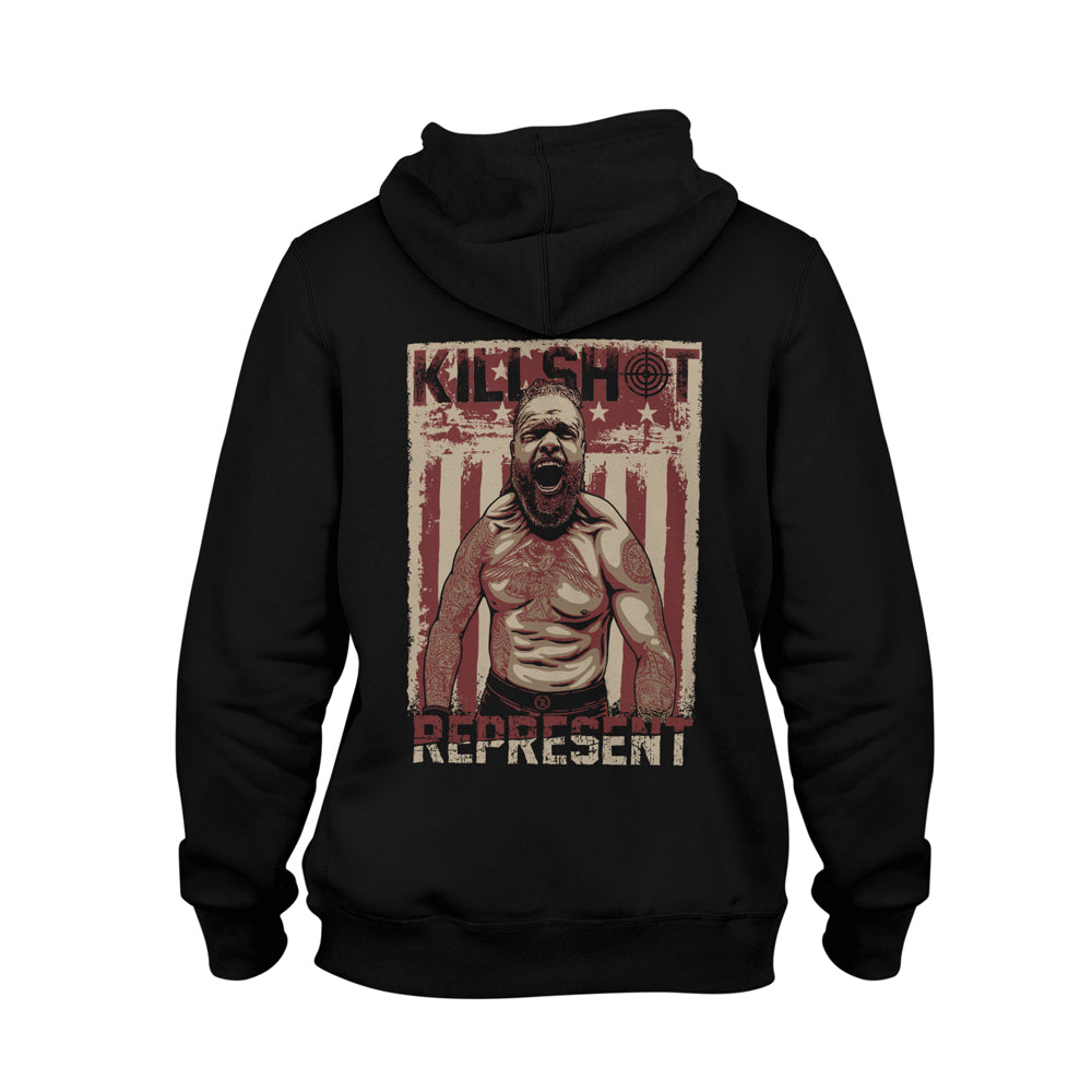 Nick KILLSHOT Kohring Heavyweight Hoodie BLACK BAREKNUCKLE 3 29