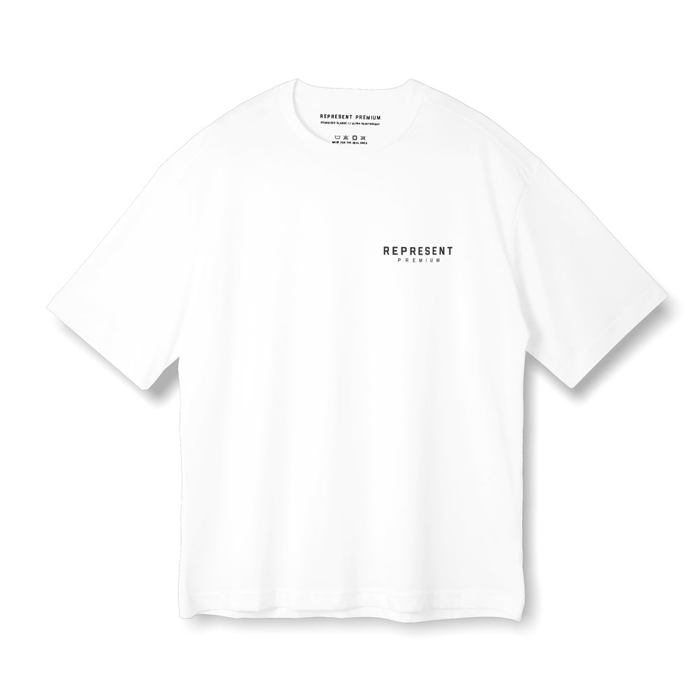 PREMIUM Ultra Heavy Tee [WHITE] PREMIUM X COLLECTION – Represent Ltd.™