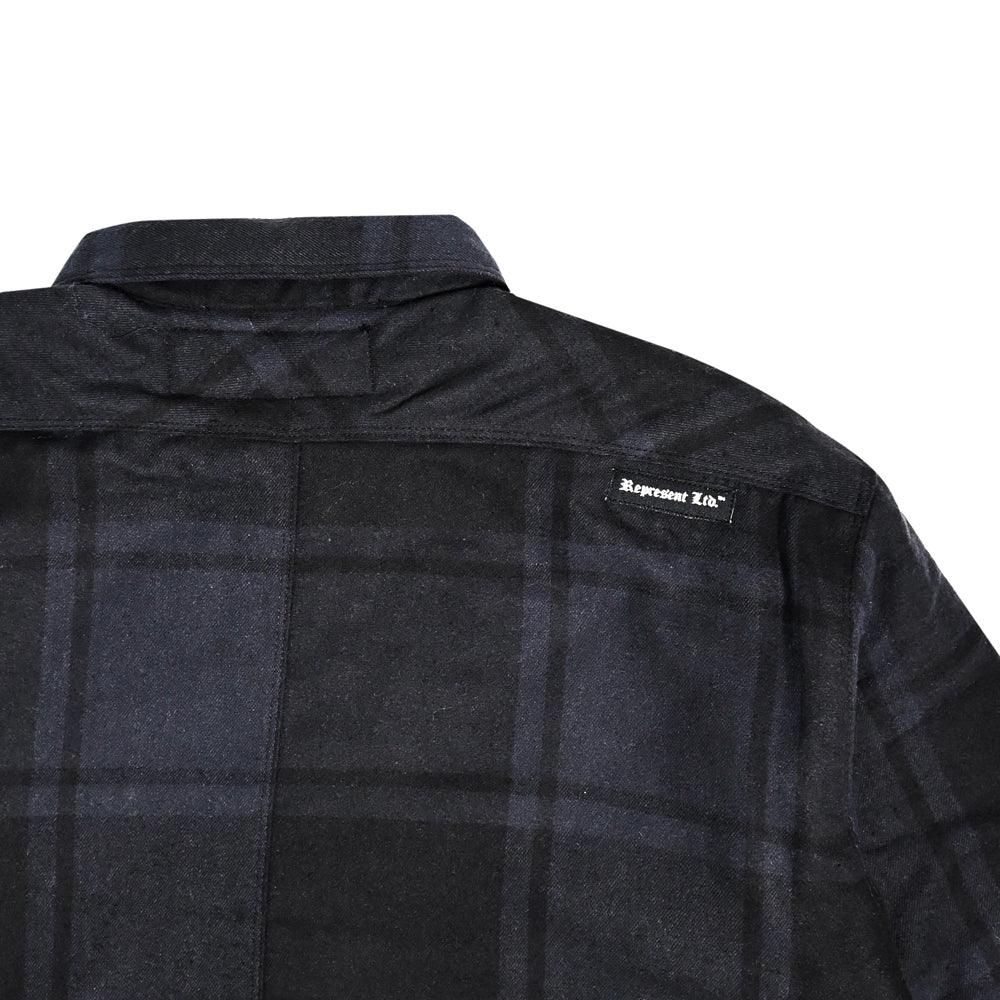 100%polyesteOG Real Quilted Flannel Jacket Size: M