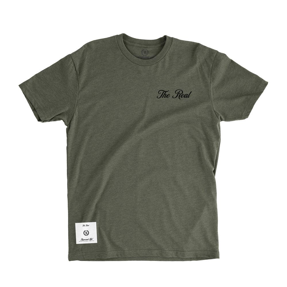 The Real Woven Patch Signature Tee [MILITARY GREEN] – Represent Ltd.™